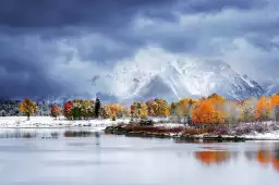 Parc national de Grand Teton - paysage hiver