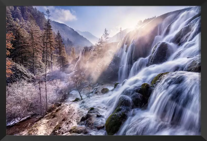 Vallée d'eau - paysage hiver