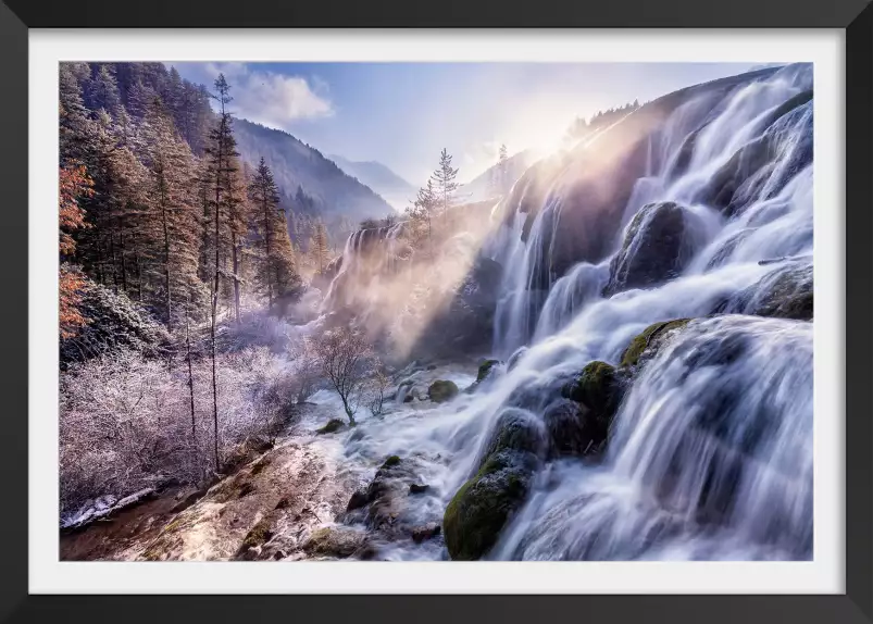 Vallée d'eau - paysage hiver