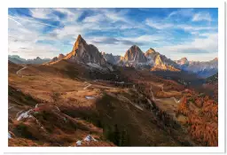 L'automne dans les Dolomites - paysage montagne