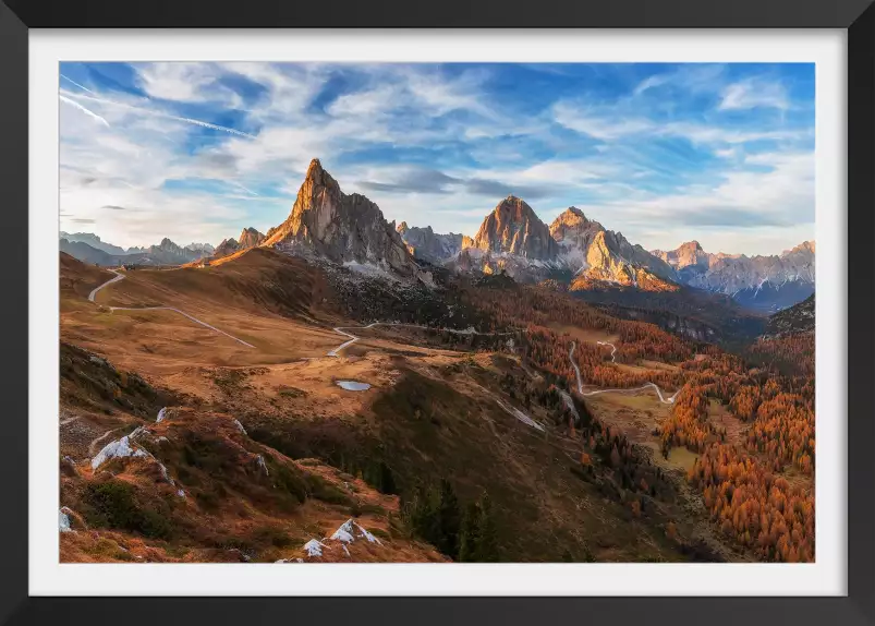 L'automne dans les Dolomites - paysage montagne