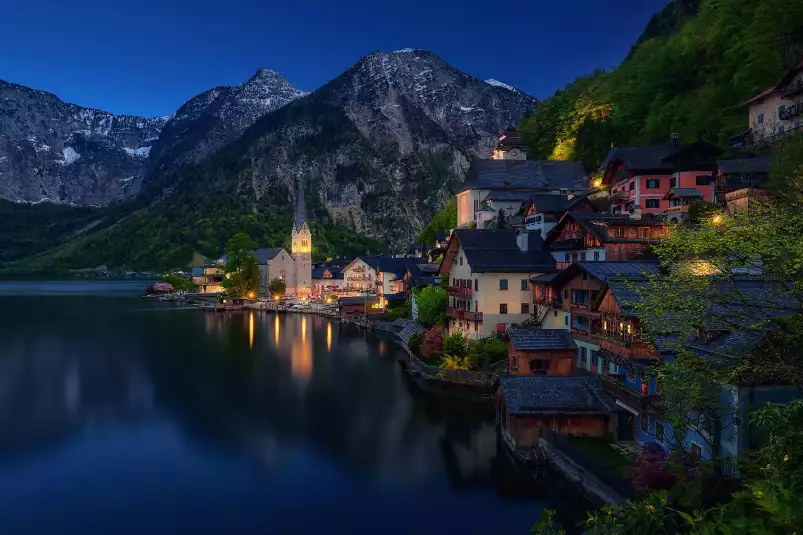 Vue touristique - paysages d'été