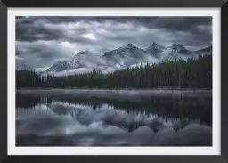 Montagnes froides - paysage montagne lac