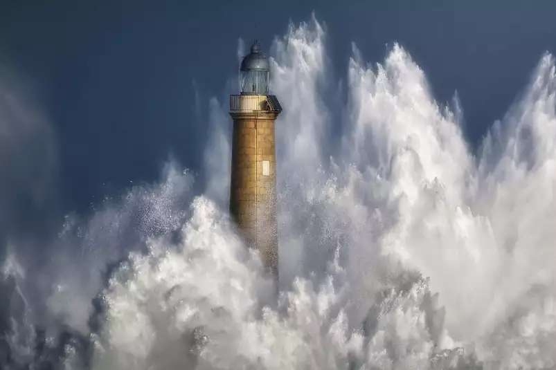 Puissance marine - affiche de phare