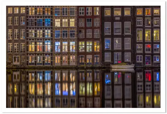 Amsterdam Windows - affiche architecture