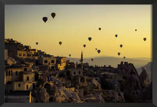 Lever de soleil sur la Cappadoce - paysage ciel
