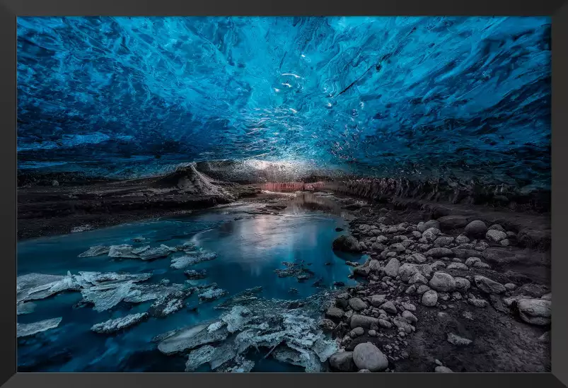 Grotte de glace - paysage hiver