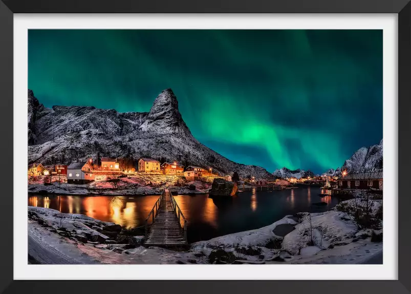 Passerelle Borealis - affiche paysage