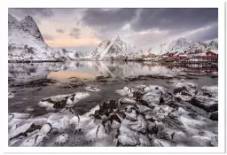 Craquage de glace - affiche paysage