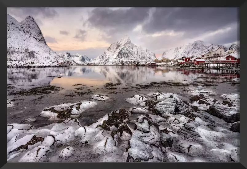 Craquage de glace - affiche paysage