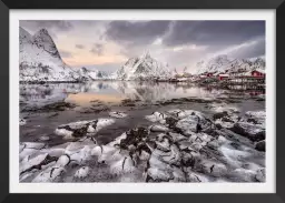 Craquage de glace - affiche paysage