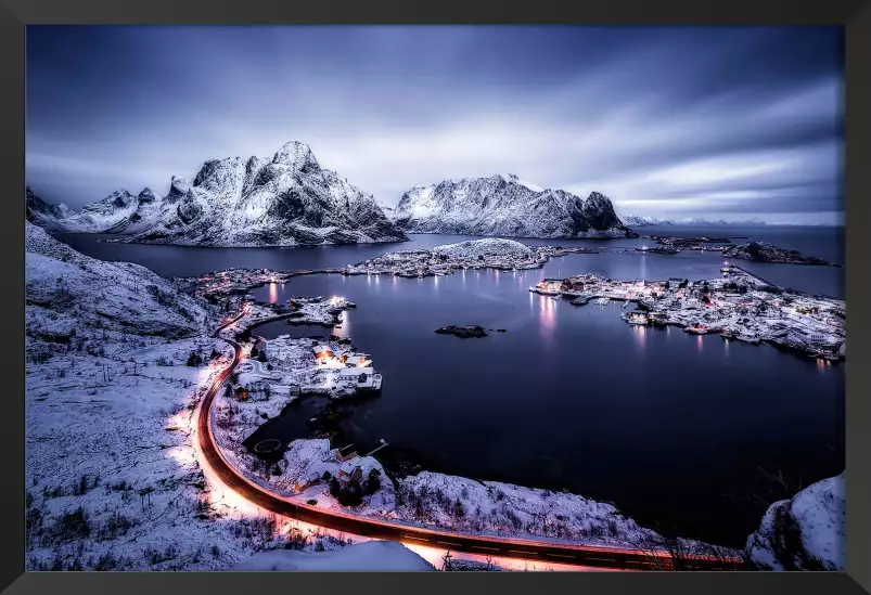 Reine Heure Bleue - affiche paysage