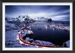 Reine Heure Bleue - affiche paysage