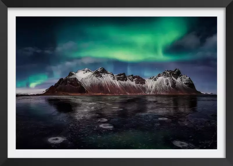 Stokksnes enchanté - affiche paysage