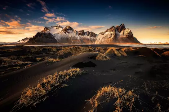La corne de l'ouest Islande - affiche paysage