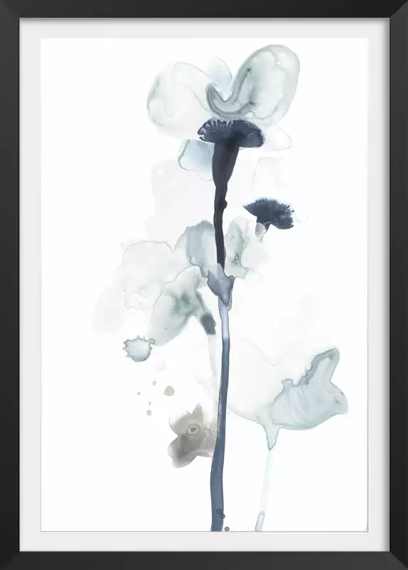 Fleurs de minuit - affiche de fleurs