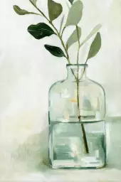 Branche d'eucalyptus - peintures fleurs