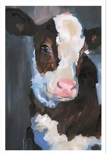 Bessie Yeux Bleus - peinture animaux