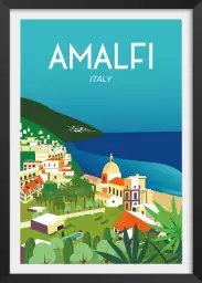 Amalfi - affiche monde