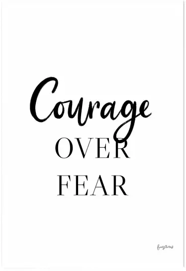 Courage - affiche citation