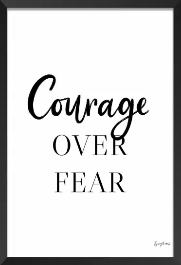 Courage - affiche citation