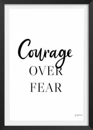 Courage - affiche citation