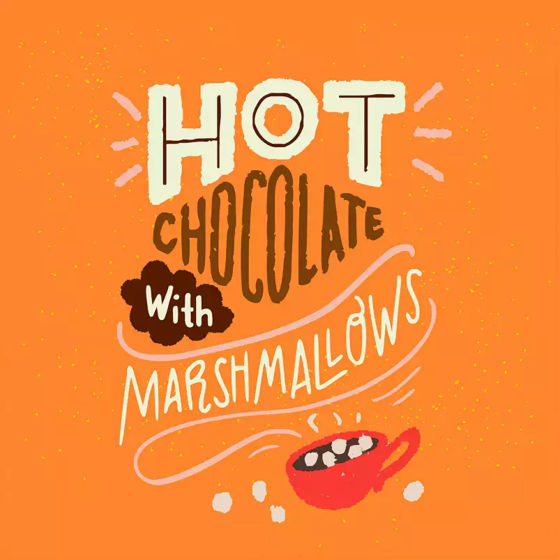 Hot chocolate - afiche cuisine