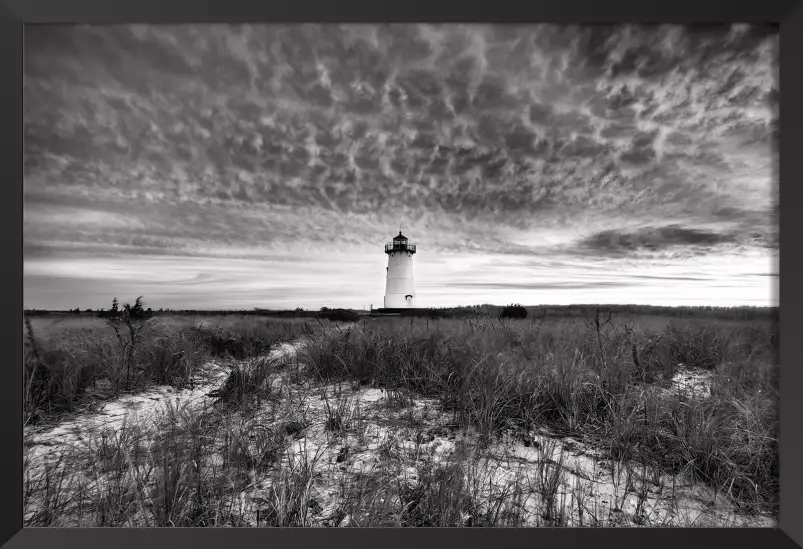 Phare sur la côte - affiche paysage