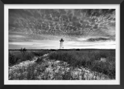 Phare sur la côte - affiche paysage