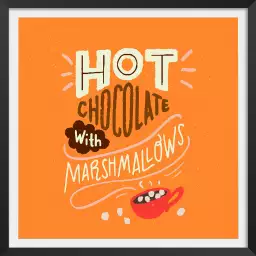 Hot chocolate - afiche cuisine