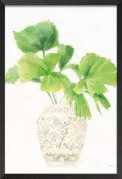 Palm Chinoiserie IV - affiche de fleurs