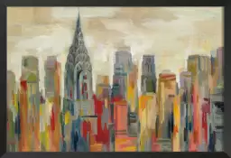 Le Chrysler Building - affiche new york