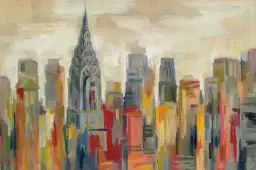 Le Chrysler Building - affiche new york