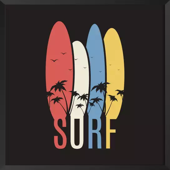 Passion surf - affiche surf