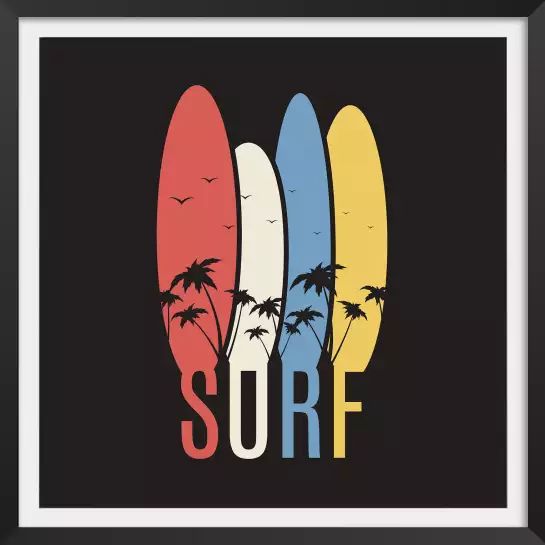 Passion surf - affiche surf