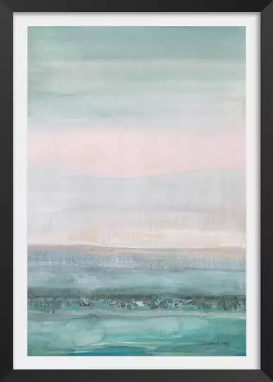 Paysage marin pastel - mer peinture