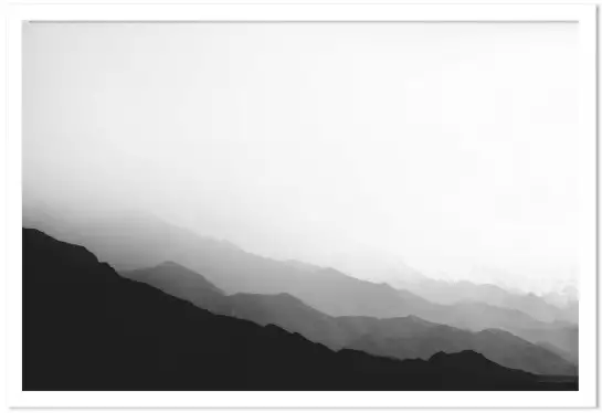 Montagnes Vierges - poster paysage