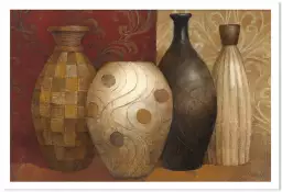 Vases - affiche vintage