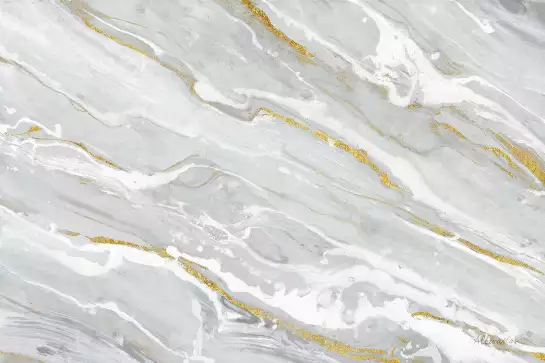 Blanc d'or - art abstrait