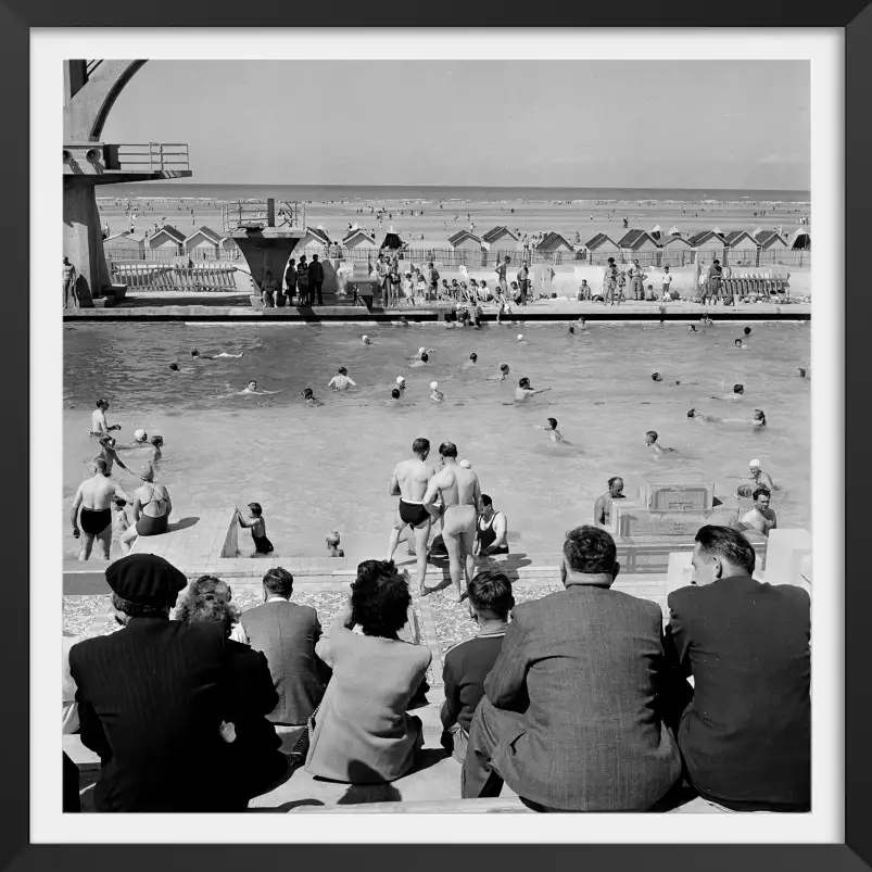 Le Touquet Paris plage - affiche plage vintage