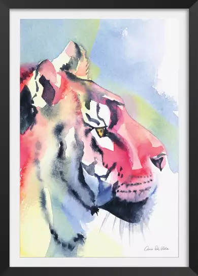 Portrait de tigre - affiche tigre