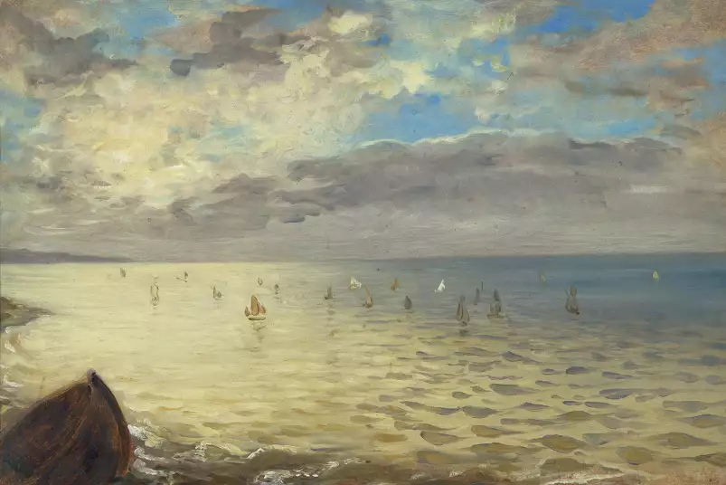 Delacroix - la mer à dieppe - tableau celebre