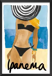 Ipanema Fille - tableau art