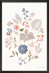Fleurette II - affiche de fleurs