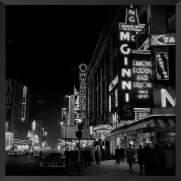 Broadway en 1960 - poster de new york