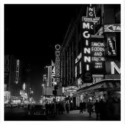 Broadway en 1960 - poster de new york