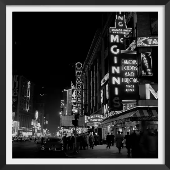 Broadway en 1960 - poster de new york