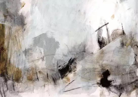 Le passé - papier peint blanc design