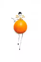 Mademoiselle pumpkin - fond de hotte original