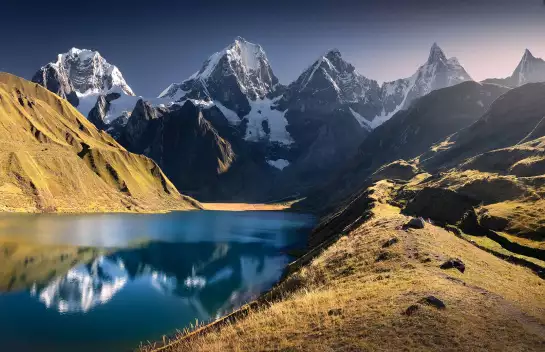 Le lac - panoramique montagne